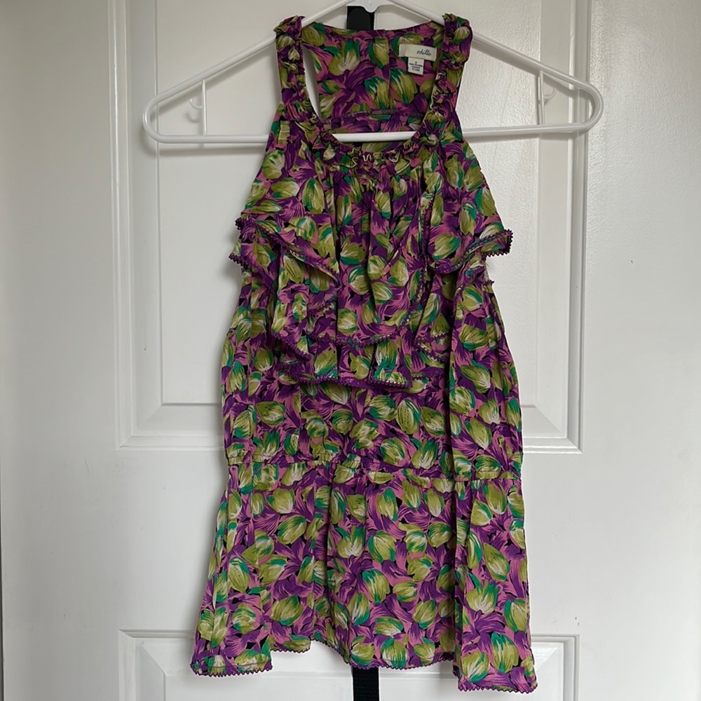 Anthropologie sleeveless blouse.